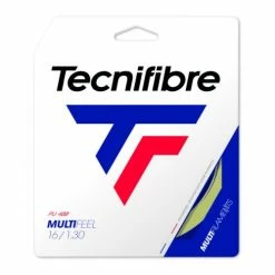 TECNIFIBRE MULTIFEEL 1.30MM 12M SET NATURAL TENNIS STRING