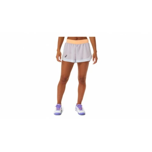 ASICS MATCH SHORT 2042A253-503 DUSK VIOLET LADIES 3 ASICS MATCH SHORT 2042A253-503 DUSK VIOLET LADIES