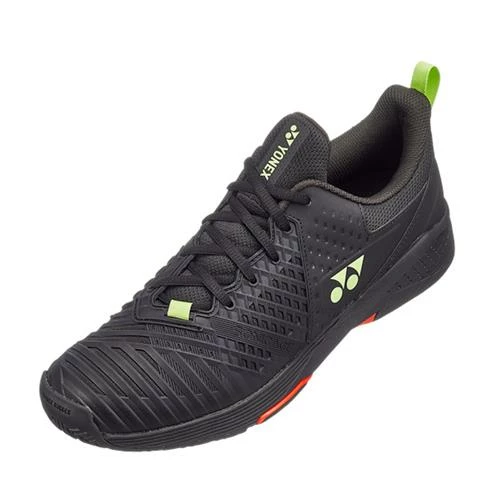 YONEX SONICAGE 3 ALLCOURT BLACK/LIME MENS TENNIS 3 YONEX SONICAGE 3 ALLCOURT BLACK/LIME MENS TENNIS