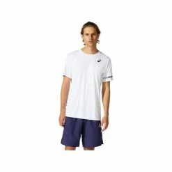 ASICS COURT SS TEE 2041A136-100 WHITE MENS TENNIS