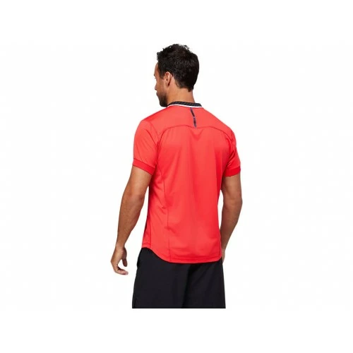 ASICS MATCH POLO 2041A134-602 ELECTRIC RED MENS TENNIS 4 ASICS MATCH POLO 2041A134-602 ELECTRIC RED MENS TENNIS - Image 2