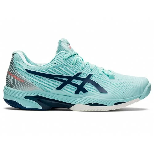 ASICS SOLUTION SPEED FF 2 1042A136-403 CLEAR BLUE LADIES TENNIS 3 ASICS SOLUTION SPEED FF 2 1042A136-403 CLEAR BLUE LADIES TENNIS