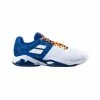 BABOLAT PROPULSE BLAST ALLCOURT WHITE/DARK BLUE MENS TENNIS -CLASH Shop BABOLAT20PULSE20BLAST20WHITE 500x500 1