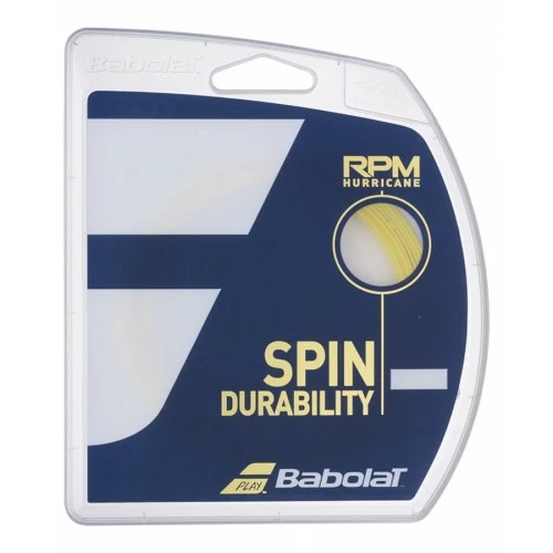 BABOLAT RPM HURRICANE 1.25MM 12M SET YELLOW 3 BABOLAT RPM HURRICANE 1.25MM 12M SET YELLOW
