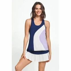 ELEVEN RACE DAY TANK TA313-424 NAVY/LILAC/WHITE