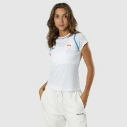 ELLESSE GUSCIO TEE SCJ1189 WHITE LADIES TENNIS TOP