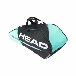 HEAD TOUR TEAM COMBI 6PACK 283482 BLACK /MINT TENNIS BAG