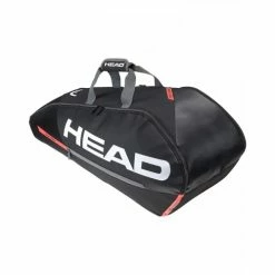 HEAD TOUR TEAM COMBI 6PACK 283482 BLACK / ORANGE TENNIS BAG
