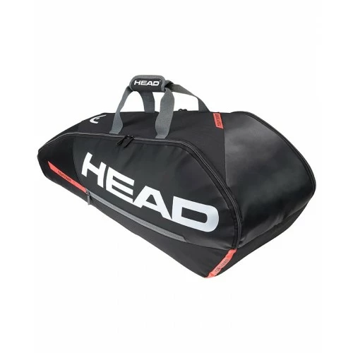 HEAD TOUR TEAM COMBI 6PACK 283482 BLACK / ORANGE TENNIS BAG 3 HEAD TOUR TEAM COMBI 6PACK 283482 BLACK / ORANGE TENNIS BAG
