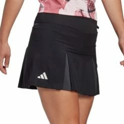 ADIDAS CLUB PLEAT SKIRT HS1459 BLACK LADIES TENNIS
