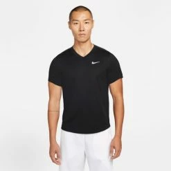 NIKE NKCT DRIFIT VICTORY TOP CV2982-010 BLACK MENS TENNIS