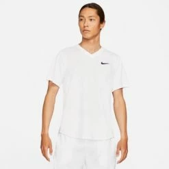 NIKE NKCT DRI FIT VICTORY TOP CV2982-100 WHITE MENS TENNIS