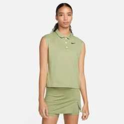 NIKE NKCT DRIFIT VICTORY POLO CV2473-334 ALLIGATOR LADIES TENNIS