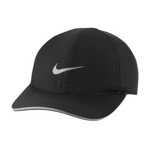 NIKE NK DRIFIT AROBILL FEATHERLIGHT PERF CAP DC3598-010 BLACK 3 NIKE NK DRIFIT AROBILL FEATHERLIGHT PERF CAP DC3598-010 BLACK