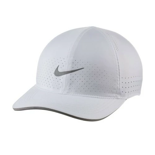 NIKE NK DRIFIT AROBILL FEATHERLIGHT PERF CAP DC3598-100 WHITE 3 NIKE NK DRIFIT AROBILL FEATHERLIGHT PERF CAP DC3598-100 WHITE