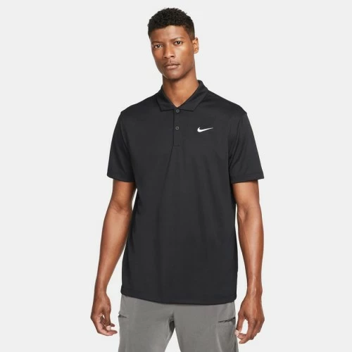 NIKE NKCT DRIFIT POLO SOLID DH0857-010 BLACK MENS 3 NIKE NKCT DRIFIT POLO SOLID DH0857-010 BLACK MENS