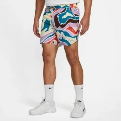 NIKE NKCT DRIFIT SLAM SHORT MB DR6599-100 WHITE MENS TENNIS