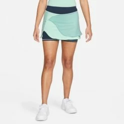 NIKE NKCT SLAM SKIRT PS NT DD8843-379 TEAL LADIES TENNIS