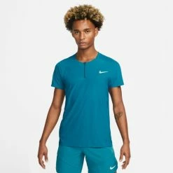 NIKE NKCT DRIFIT ADV SLAM ULT POLO MB DR6591-301 GREEN ABYSS