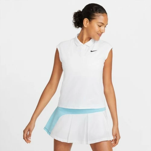 NIKE NKCT DRIFIT VICTORY POLO CV2473-100 WHITE LADIES 3 NIKE NKCT DRIFIT VICTORY POLO CV2473-100 WHITE LADIES