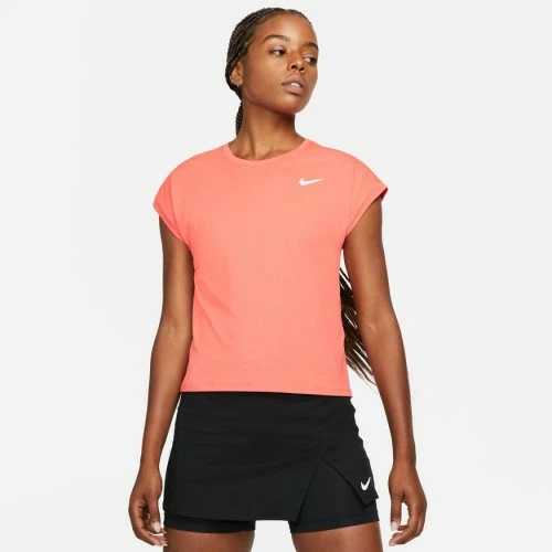 NIKE NKCT DRIFIT VICTORY TOP SS CV4790-814 MAGIC EMBER LADIES 3 NIKE NKCT DRIFIT VICTORY TOP SS CV4790-814 MAGIC EMBER LADIES