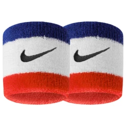 NIKE SWOOSH WRISTBAND WHITE/RED/BLUE