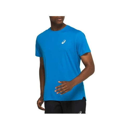 ASICS SILVER SS TOP 2011C270-400 BLUE MENS T-SHIRT 3 ASICS SILVER SS TOP 2011C270-400 BLUE MENS T-SHIRT