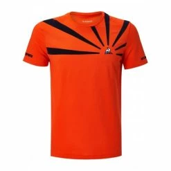 LE COQ SPORTIF TENNIS TEE 2110719 ORANGE MENS