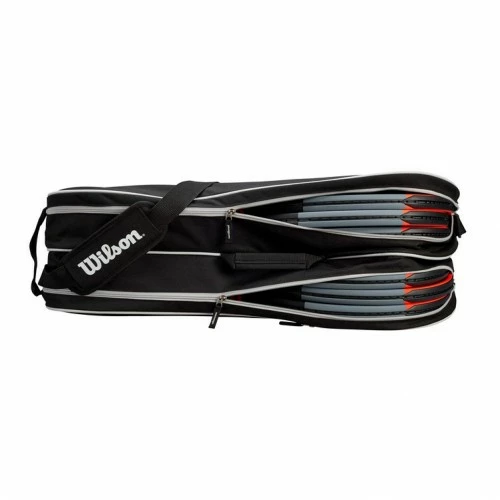 WILSON ADVANATAGE II 6 PACK WRZ601406 BLACK TENNIS BAG 4 WILSON ADVANATAGE II 6 PACK WRZ601406 BLACK TENNIS BAG - Image 2