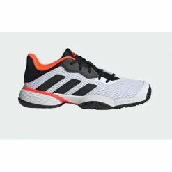 ADIDAS BARRICADE GW2996 WHITE/BLACK/RED JUNIOR TENNIS SHOE