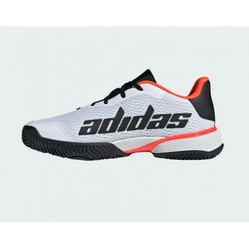 ADIDAS BARRICADE GW2996 WHITE/BLACK/RED JUNIOR TENNIS SHOE 4 ADIDAS BARRICADE GW2996 WHITE/BLACK/RED JUNIOR TENNIS SHOE - Image 2