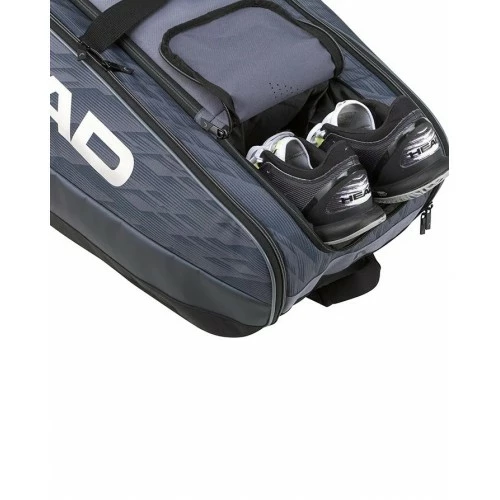 HEAD DJOKOVIC MONSTERCOMBI 12PACK 283242 ANTHRAZITE TENNIS BAG 6 HEAD DJOKOVIC MONSTERCOMBI 12PACK 283242 ANTHRAZITE TENNIS BAG - Image 4
