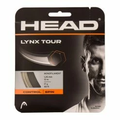 HEAD LYNX TOUR 1.25MM 12M SET GREY TENNIS STRING