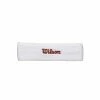 HEAD BAND WHITE/RED 1 HEAD BAND WHITE/RED -CLASH Shop WILSON HEADBAND 500x500 1