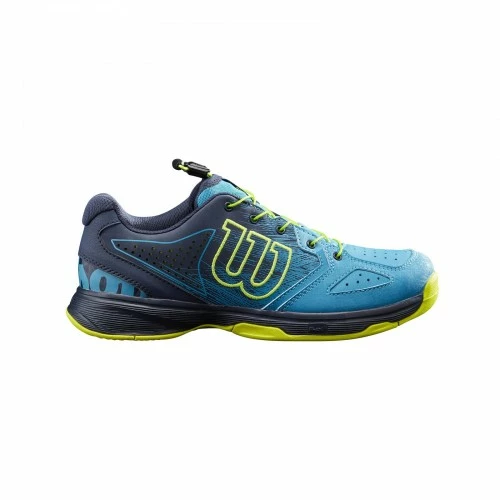 WILSON KAOS JUNIOR 327910 BARRIER REEF BLUE BOYS TENNIS SHOE 4 WILSON KAOS JUNIOR 327910 BARRIER REEF BLUE BOYS TENNIS SHOE - Image 2