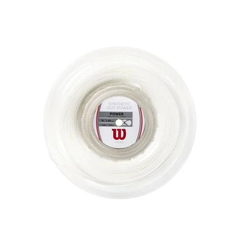 WILSON SYNTHETIC POWER 1.30MM 200M WHITE TENNIS STRING 3 WILSON SYNTHETIC POWER 1.30MM 200M WHITE TENNIS STRING