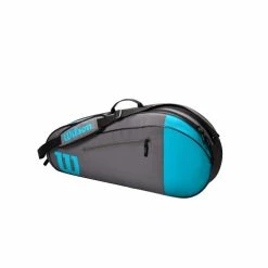 WILSON TEAM 3 PACK BLUE/GREY TENNIS BAG