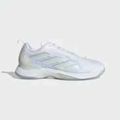 CLASH Shop -CLASH Shop adidas adidas avacourt white silver womens shoe 1
