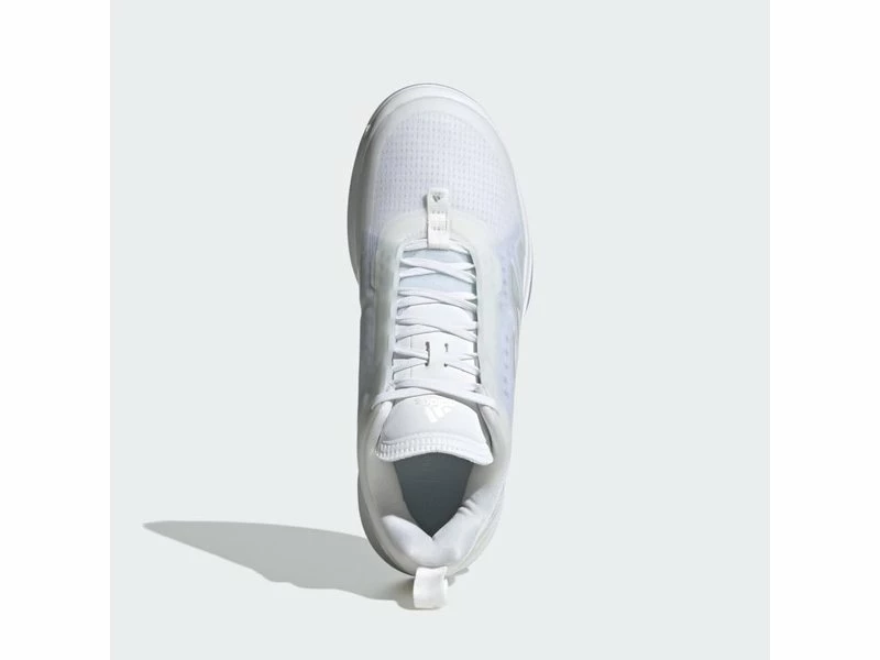 Adidas Adidas Avacourt White/Silver Women's Shoe 5 Adidas Adidas Avacourt White/Silver Women's Shoe - Image 3