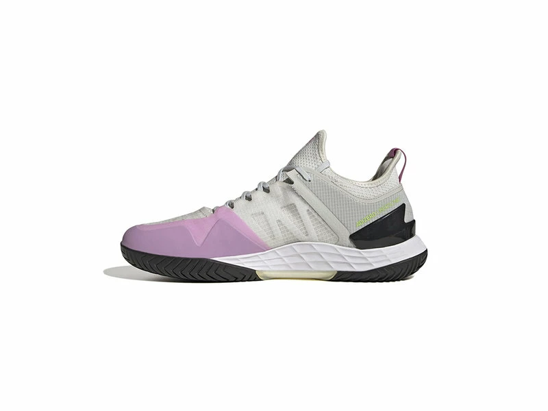 Adidas Adizero Ubersonic 4 HEAT White/Purple/Green Men's Shoe 4 Adidas Adizero Ubersonic 4 HEAT White/Purple/Green Men's Shoe - Image 2