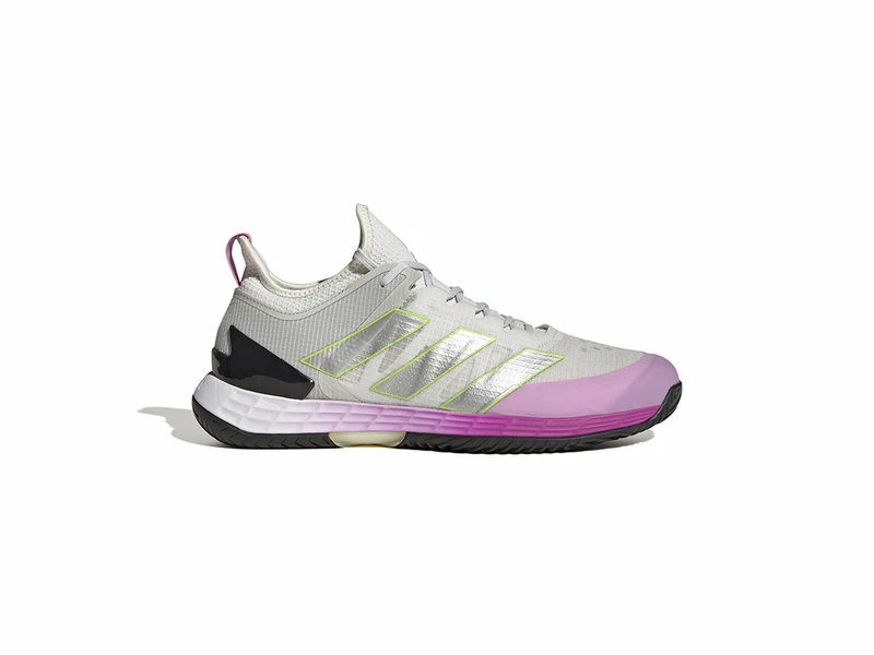 Adidas Adizero Ubersonic 4 HEAT White/Purple/Green Men's Shoe 3 Adidas Adizero Ubersonic 4 HEAT White/Purple/Green Men's Shoe
