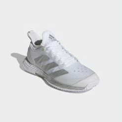 Adidas Adizero Ubersonic 4 White/Silver Women's Shoe 11 Adidas Adizero Ubersonic 4 White/Silver Women's Shoe -CLASH Shop adidas adizero ubersonic 4 white silver womens sho 2