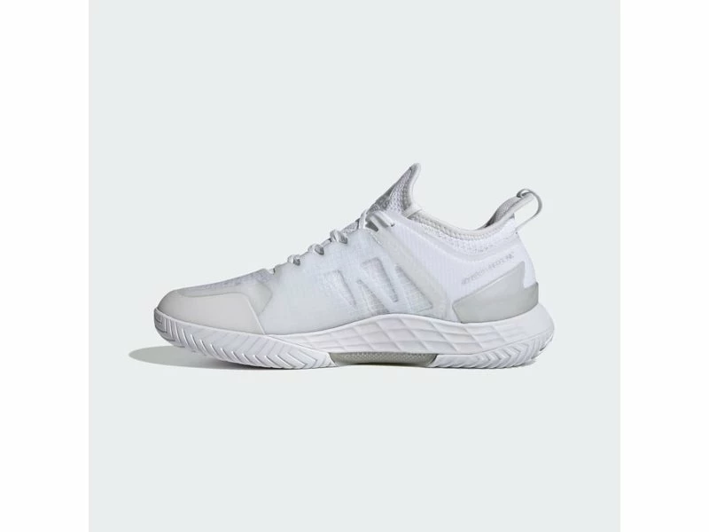 Adidas Adizero Ubersonic 4 White/Silver Women's Shoe 8 Adidas Adizero Ubersonic 4 White/Silver Women's Shoe - Image 6