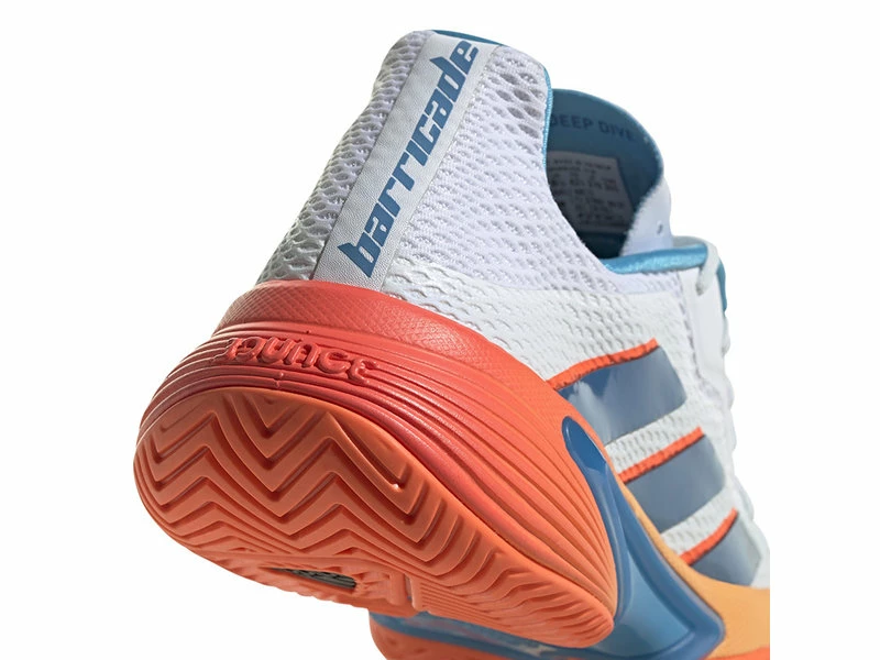 Adidas Barricade M White/Orange/Blue 7 Adidas Barricade M White/Orange/Blue - Image 5
