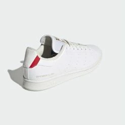 Adidas Stan Smith Cloud White/Blue/Scarlet -CLASH Shop adidas stan smith cloud white blue scarlet 4