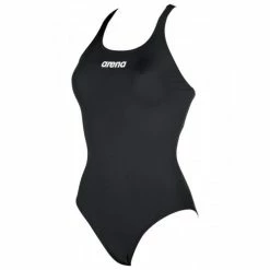ARENA SOLID SWIM PRO 1 PIECE 2A595-55 BLACK LADIES SWIMMING COSTUME