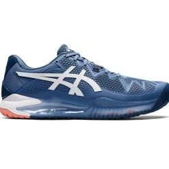 Asics Gel-Resolution 8 Wide Blue Harmony/White Men's Shoe