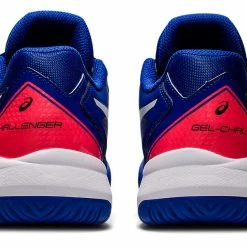 Asics Women's Asics Gel Challenger 13 Lapis Lazuli Blue And White -CLASH Shop asics womens asics gel challenger 13 lapis lazuli 5