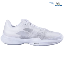 Babolat Jet Mach 3 AC White/Silver Men's Shoes