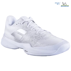 Babolat Jet Mach 3 AC White/Silver Men's Shoes -CLASH Shop babolat jet mach 3 ac white silver mens shoes 3